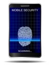 Smartphone fingerprint security isolated