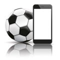 Smartphone Football Mirror Mockup