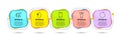 Smartphone, Freezing water and Multitasking gesture icons set. Synchronize sign. Vector