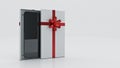 Smartphone. Gift box concept. Royalty Free Stock Photo