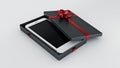 Smartphone. Gift box concept. Royalty Free Stock Photo