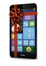 Smartphone gift Royalty Free Stock Photo