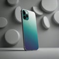 Smartphone Gradient Color Case Mockup Royalty Free Stock Photo
