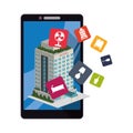 Smartphone and hotel digital apps design