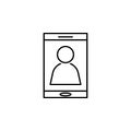 Smartphone icon. Element of head hunting icon Royalty Free Stock Photo