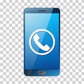Smartphone icon free vector clipar Royalty Free Stock Photo