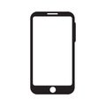 Smartphone icon, mobile phone icon vector illustration. Royalty Free Stock Photo