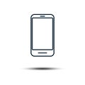 Smartphone Icon Vector Logo Template. Trendy Device Illustration Design