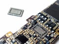 Smartphone logic board removed power IC