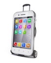 Smartphone - luggage suitcase