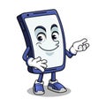Smartphone Mascot Presenting