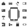 Smartphone / mobile phone ringing or vibrating icon. Detailed set of web icons. Premium quality graphic design. One of the collect Royalty Free Stock Photo