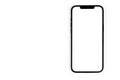 IPhone 12 Pro Max with empty-blank white screen