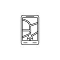 smartphone navigator icon. Element of navigation illustration. Premium quality graphic design icon. Signs and symbols collection i