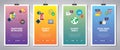 Smartphone notification, security mobile, online services, social media services