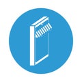 Smartphone with parasol block style icon