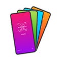 Smartphone with passcode lock screen interface. Protecting Your Smartphone and Personal Data from Unauthorized Access