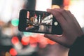 Smartphone Photography on Times Square - New York