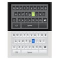 Smartphone QWERTY mobile keyboards mock-ups. Different colors and styles. Ideal for mobile design applications.