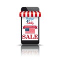 Smartphone Red Awning Independence Day Sale