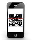 Smartphone scanning code