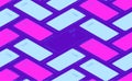 Smartphone seamless flat isometric pattern for background