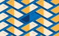 Smartphone seamless flat isometric pattern for background