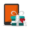 Smartphone and shopping online design