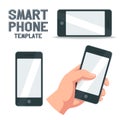 Smartphone template vector