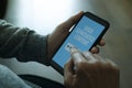 Smartphone with the text user generated content