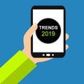 Smartphone: Trends 2019 - Flat Design