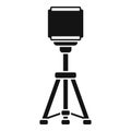 Smartphone tripod icon simple vector. Mobile camera stand Royalty Free Stock Photo