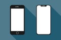 Smartphone. Update Mobile Phone. Smartphones vector icons in flat design. Mobile Phones icons. Vector illustration