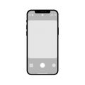 Smartphone vector. Template of screenshots Royalty Free Stock Photo