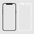 Smartphone vector. Template Royalty Free Stock Photo