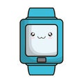 Smartwatch device isolated icon