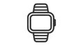 smartwatch icon. simple icon. vector illustration