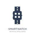 Smartwatch icon. Trendy flat vector Smartwatch icon on white bac
