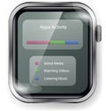 Smartwatch Screen Time Usage Report UI Display With App Activity Analysis Royalty Free Stock Photo