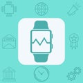 Smartwatch vector icon sign symbol Royalty Free Stock Photo