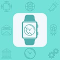 Smartwatch vector icon sign symbol Royalty Free Stock Photo