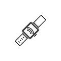 Smartwatch wifi smartwatch icon. Element of future technology icon for mobile concept and web apps. Thin line Smartwatch wifi smar