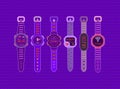 Smartwatches vector design Royalty Free Stock Photo