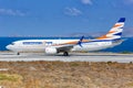 Smartwings Boeing 737-800 airplane Heraklion Airport in Greece