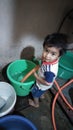 Smarty child filling water