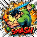 Smash Comic Sticker