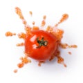 Smash tomato Royalty Free Stock Photo