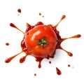 Smash tomato Royalty Free Stock Photo