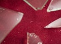 Smashed glass Royalty Free Stock Photo