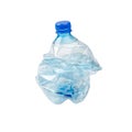 Smashed Plastic Bottle Royalty Free Stock Photo